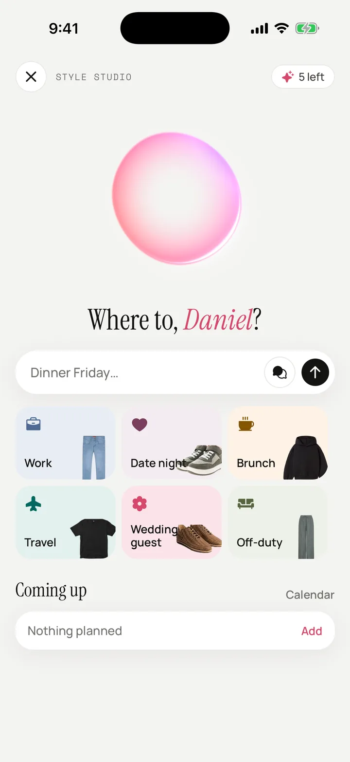 Stylist screen in Cherly